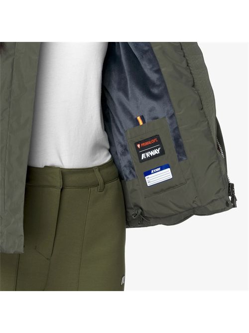 Giacca lil soft touch marmotta donna colore green K-WAY | LIL SOFT TOUCH MARMOTAL7